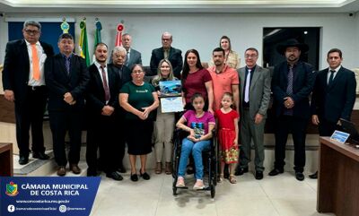 Imagem da notícia Câmara de vereadores de Costa Rica concede Moção de Reconhecimento a servidora Idevanilce Nogueira